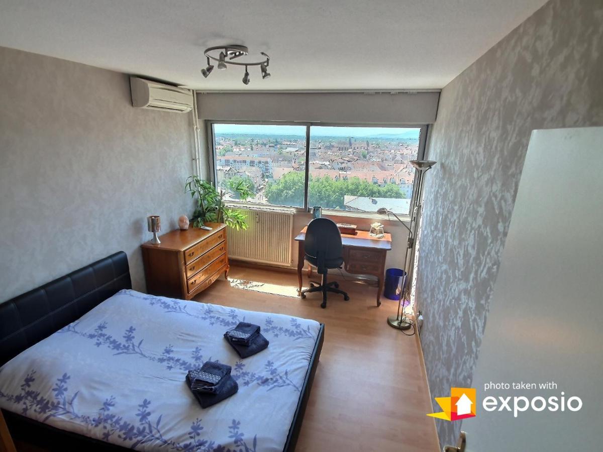 Bel Appartement Avec Vue Splendide Sur Toute La Ville De Colmar - Parking Gratuit Екстериор снимка