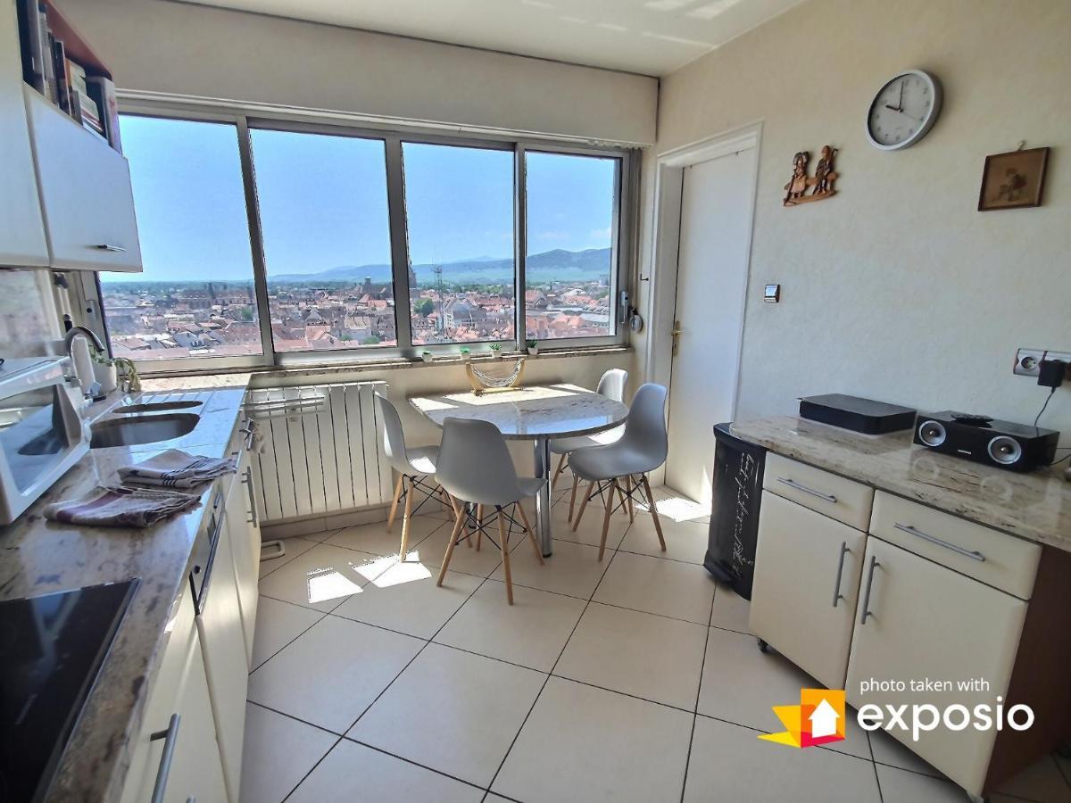 Bel Appartement Avec Vue Splendide Sur Toute La Ville De Colmar - Parking Gratuit Екстериор снимка