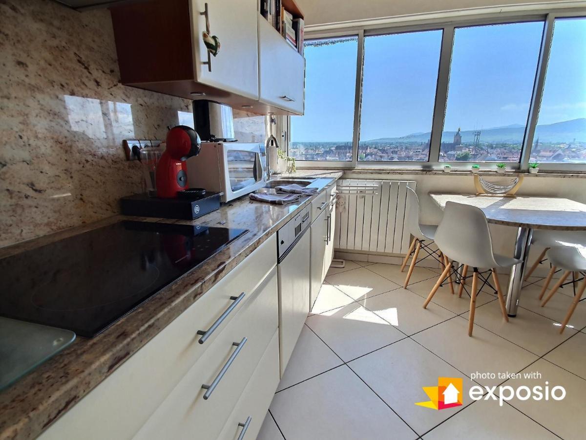 Bel Appartement Avec Vue Splendide Sur Toute La Ville De Colmar - Parking Gratuit Екстериор снимка