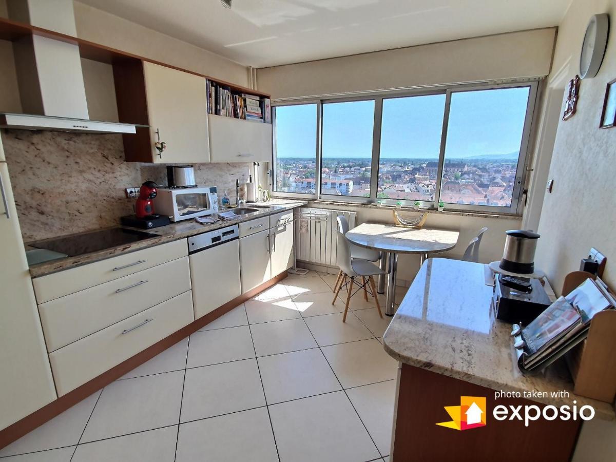 Bel Appartement Avec Vue Splendide Sur Toute La Ville De Colmar - Parking Gratuit Екстериор снимка
